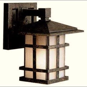 Kichler Cross Creeks 9128AGZ one light wall lantern